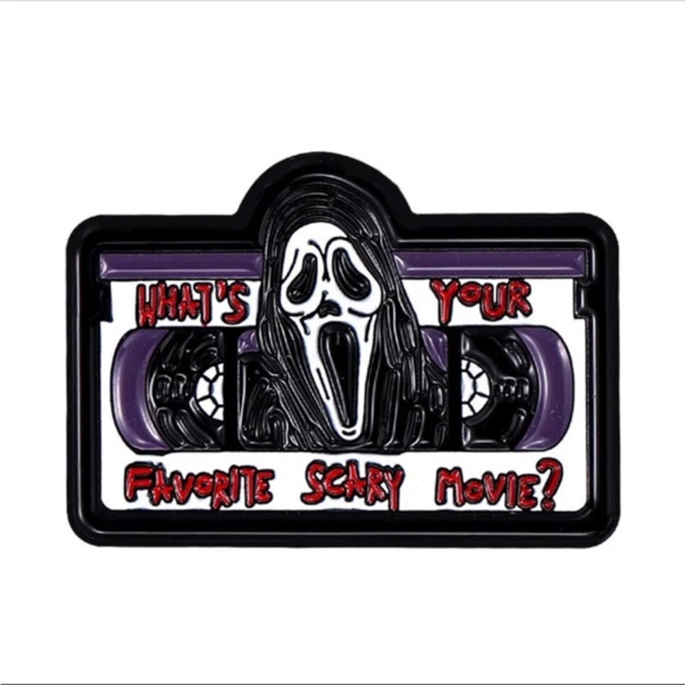 5/20$  Scream Ghost Face Ghostface Horror Kawaii Aesthetic Goth Enamel Pin - Picture 6 of 16